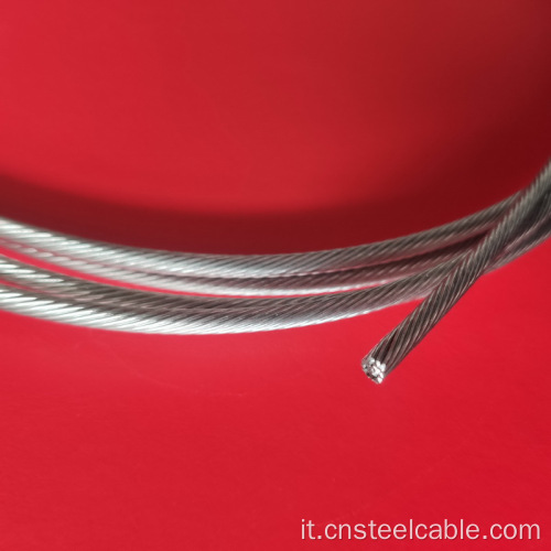 1x19 dia.3.0 mm filo in acciaio inossidabile